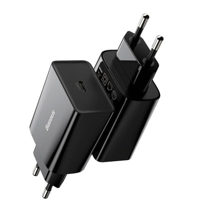 Baseus Speed ​​Network Charger, 20W, 3A, 1 x USB-C, Black CCFS-SN01