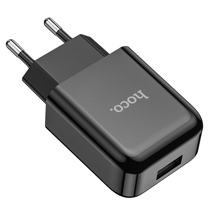 HOCO N2 Power Adapter, 10W, 2A, 1 x USB-A, Black