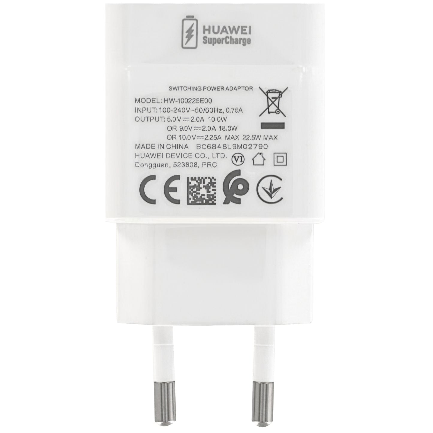 Network Charger Huawei CP404 HW-100225E00, 22.5W, 2.25A, 1 x USB-A, White 02221268