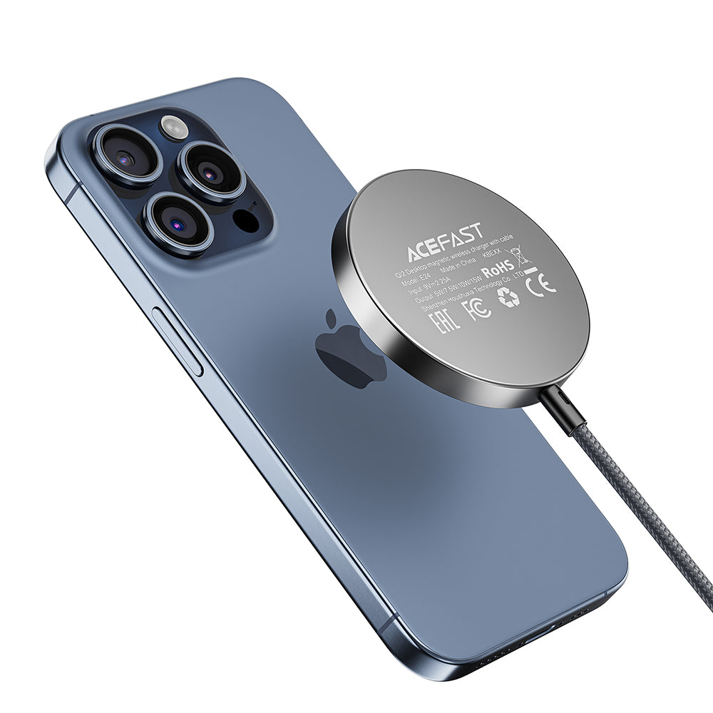 Acefast E24 Wireless Network Charger, 15W, 1.67A, Gray