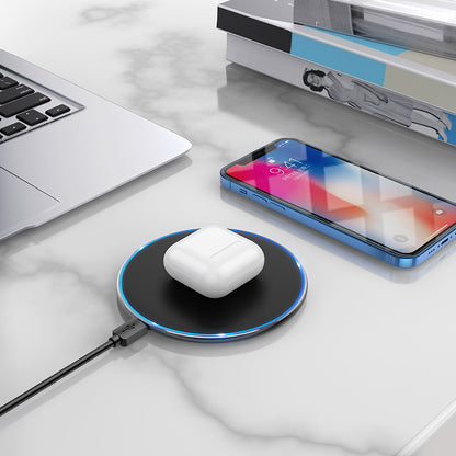 Borofone BQ3 Pro Wireless Network Charger, 15W, 1.67A, Black