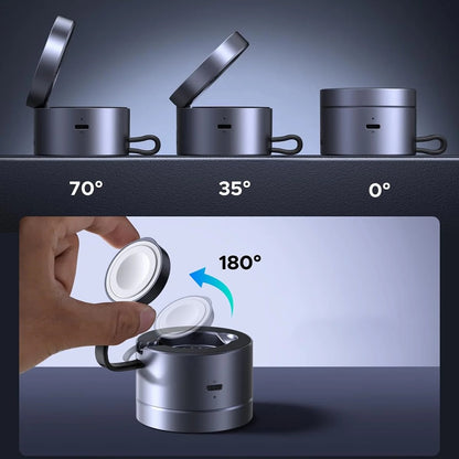 UGREEN W712 (65148) 3in1 Wireless Network Charger, 25W, 1.67A, Gray