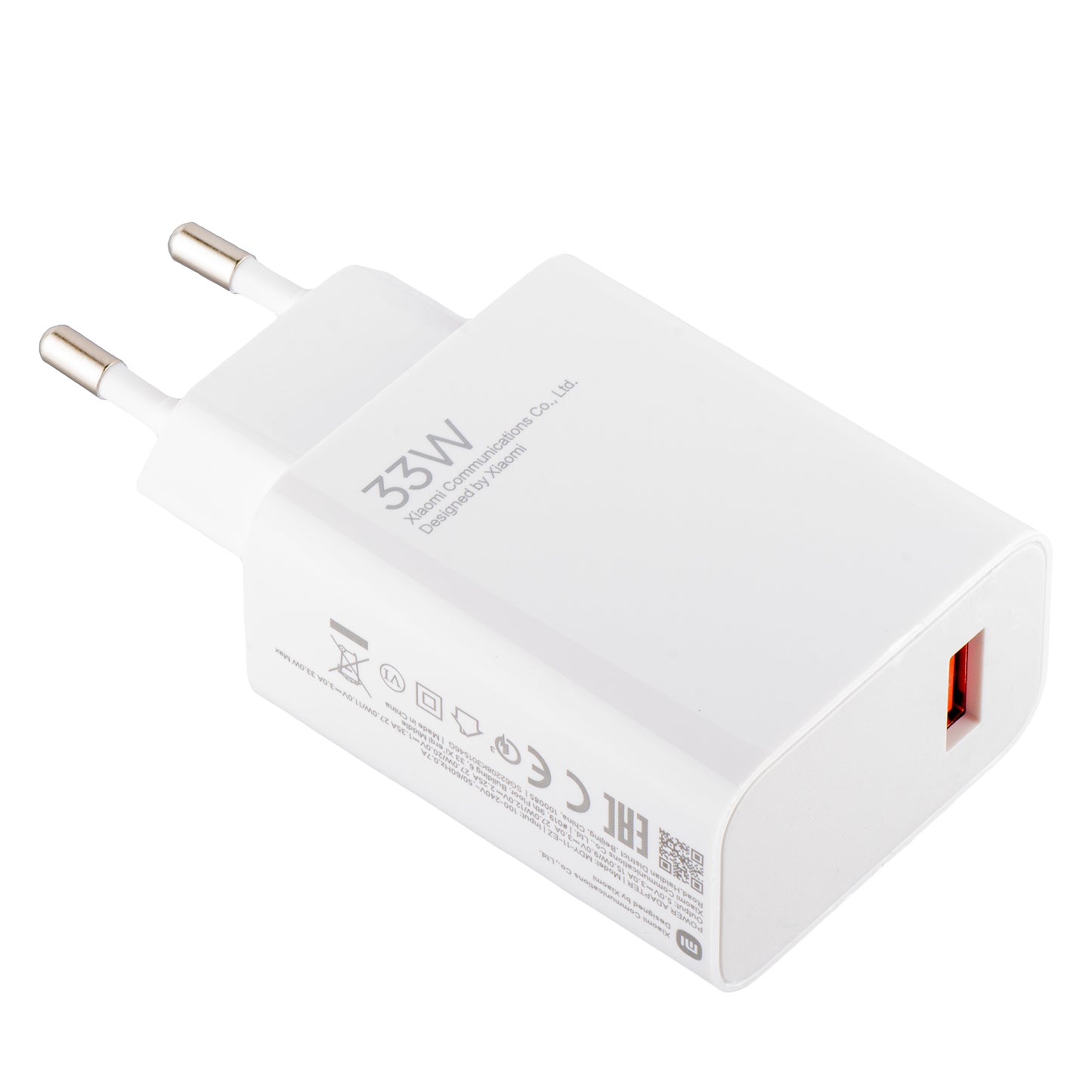 Xiaomi MDY-11EZ Network Charger, 33W, 3A, 1 x USB-A, White