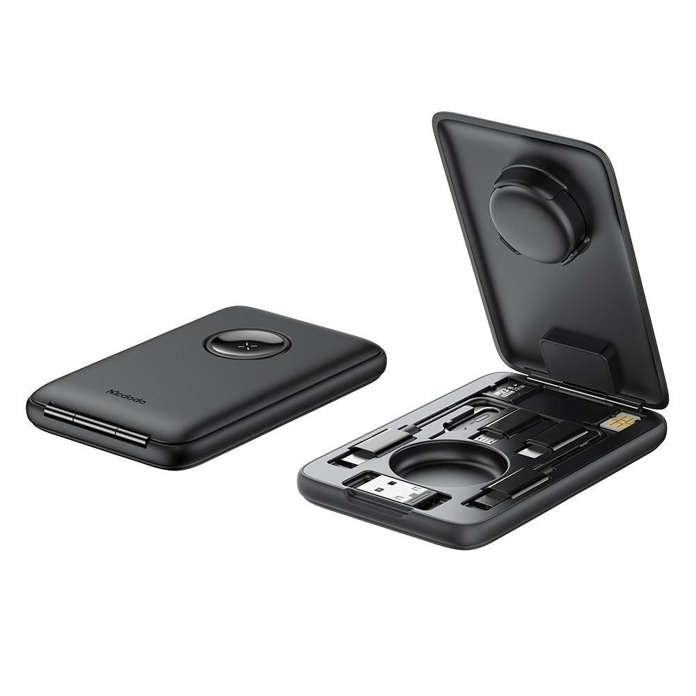 McDodo CH-2440 8in1 Wireless Charger with Organizer for Apple Watch Series, Black