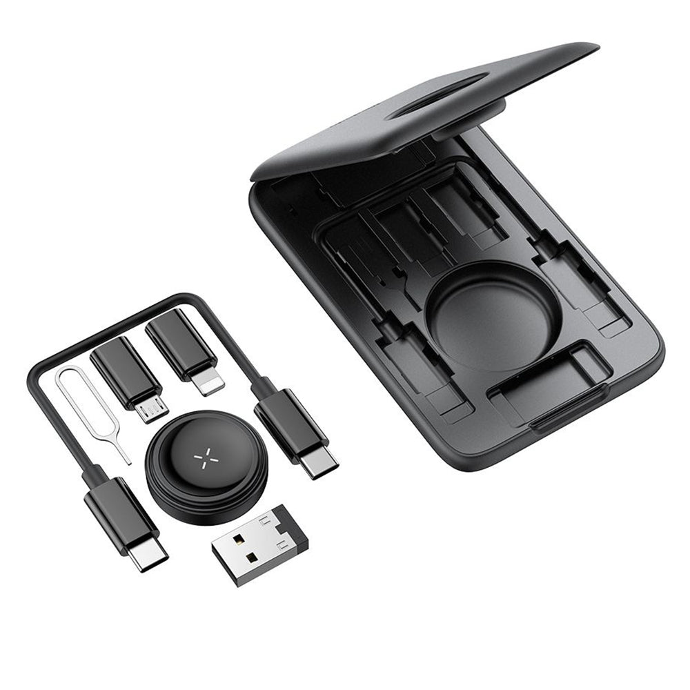 McDodo CH-2440 8in1 Wireless Charger with Organizer for Apple Watch Series, Black