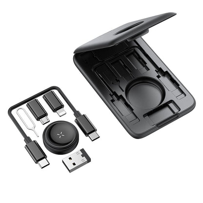 McDodo CH-2440 8in1 Wireless Charger with Organizer for Apple Watch Series, Black