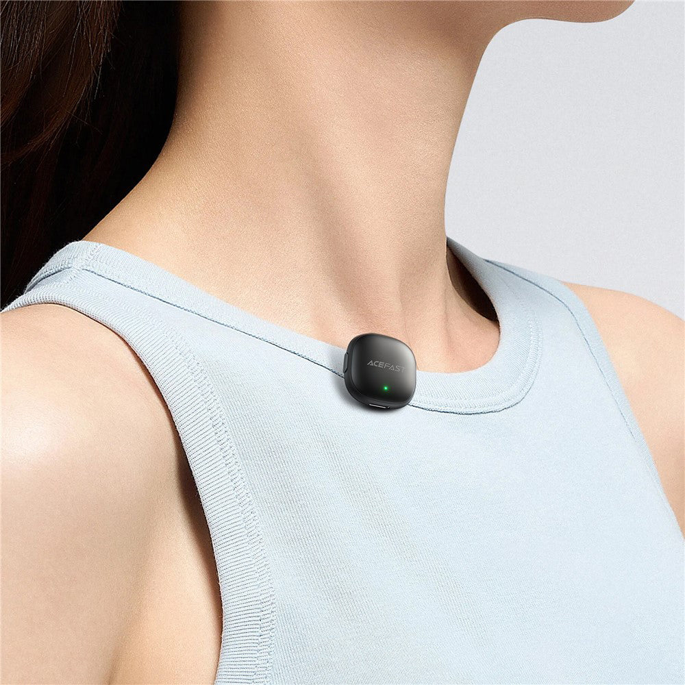 Acefast R1 Lavalier, Lightning, Set of 2 pieces, Black