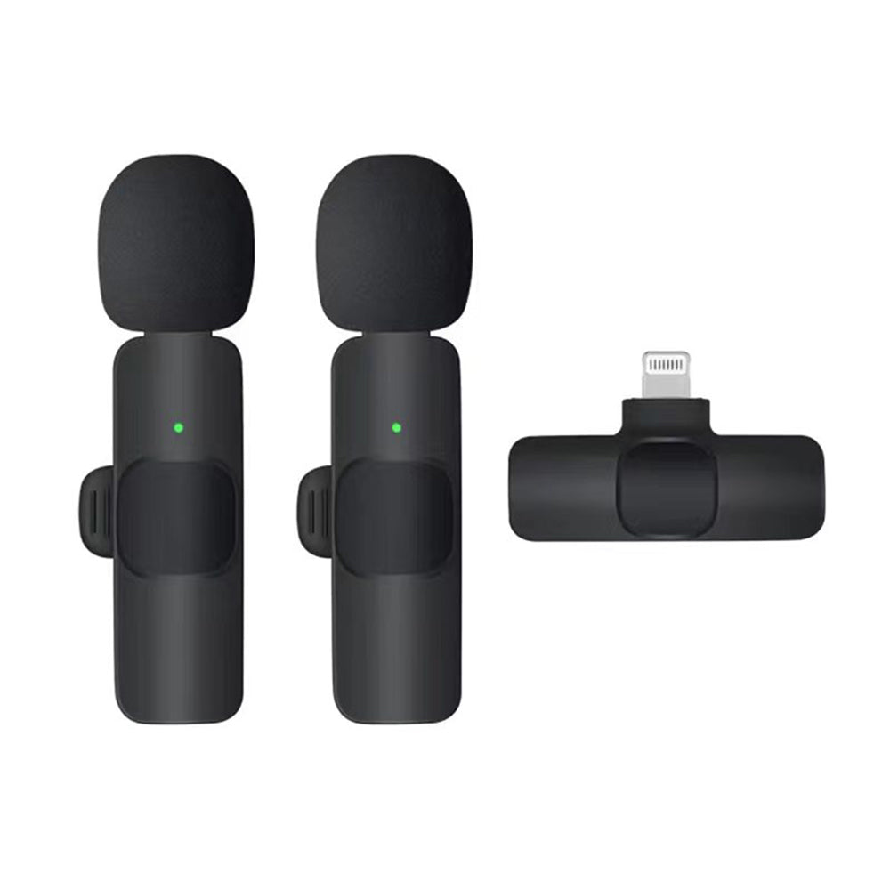 Techsuit LW1 Lavalier, Lightning, Set of 2, Black