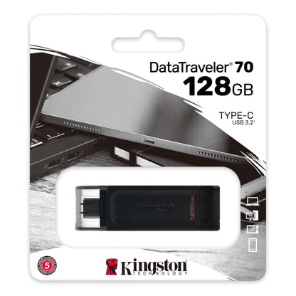 External memory USB-C Kingston DT70, 128Gb DT70/128GB