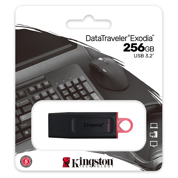 External Memory USB-A 3.2 Kingston DT Exodia, 256Gb DTX/256GB