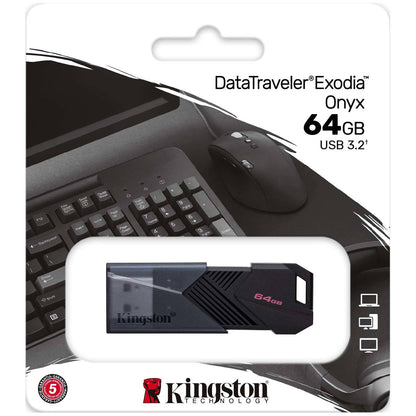 External memory USB-A 3.0 Kingston Exodia Onyx, 64Gb DTXON/64GB