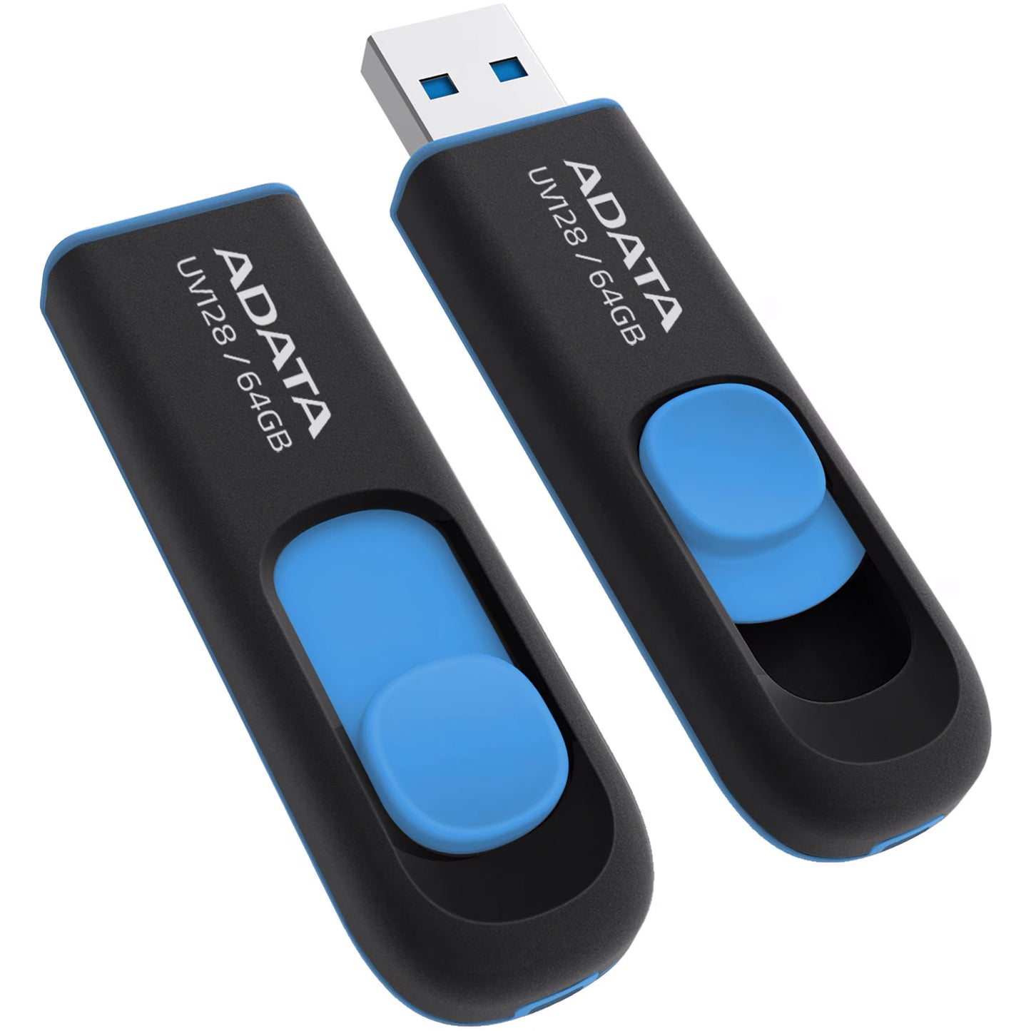 External Memory USB-A 3.2 Adata UV128, 64Gb AUV128-64G-RBE