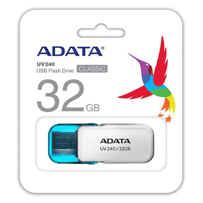 External memory USB-A Adata UV240, 32Gb AUV240-32G-RWH