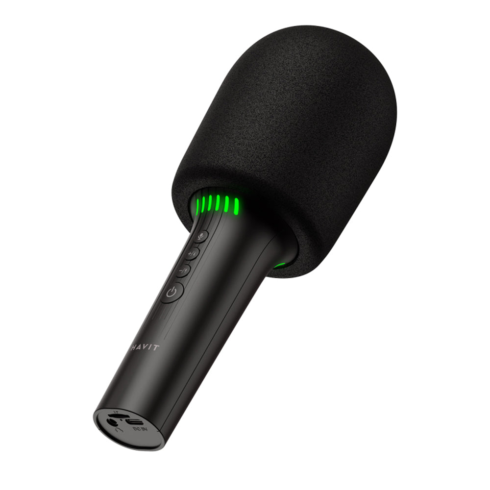 HAVIT SK851BT Karaoke Bluetooth Microphone, Black