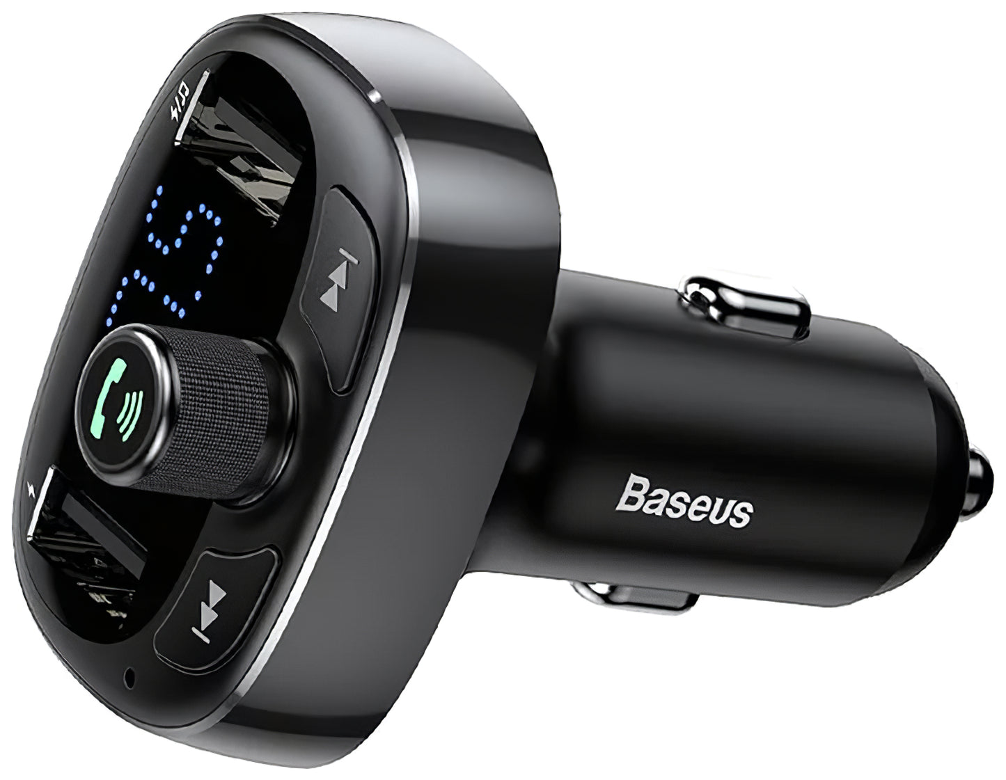 Baseus S-09 Bluetooth FM modulator, 2 x USB-A - 1 x microSD