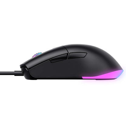 HAVIT MS1038 Wired USB Gaming Mouse, RGB, 1200DPI - 7200DPI, 1.6m, Black