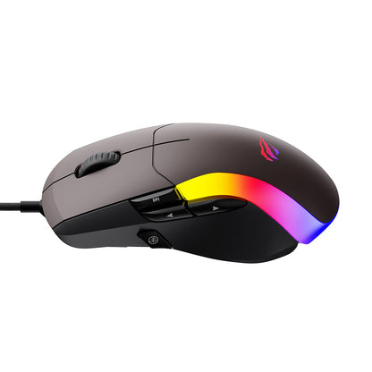 HAVIT MS959S Wired USB Gaming Mouse, RGB, 1200DPI - 8000DPI, 1.6m, Black Ochre