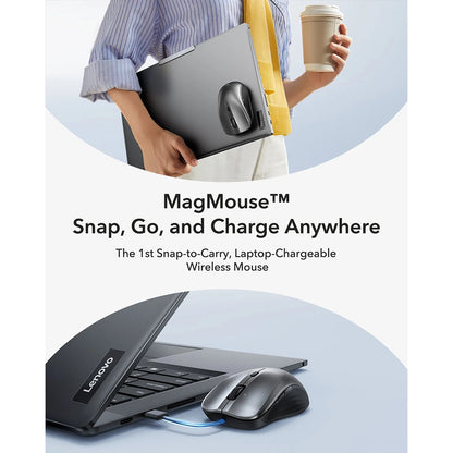 ESR MagMouse Wireless Mouse, 800DPI - 4800DPI, Black