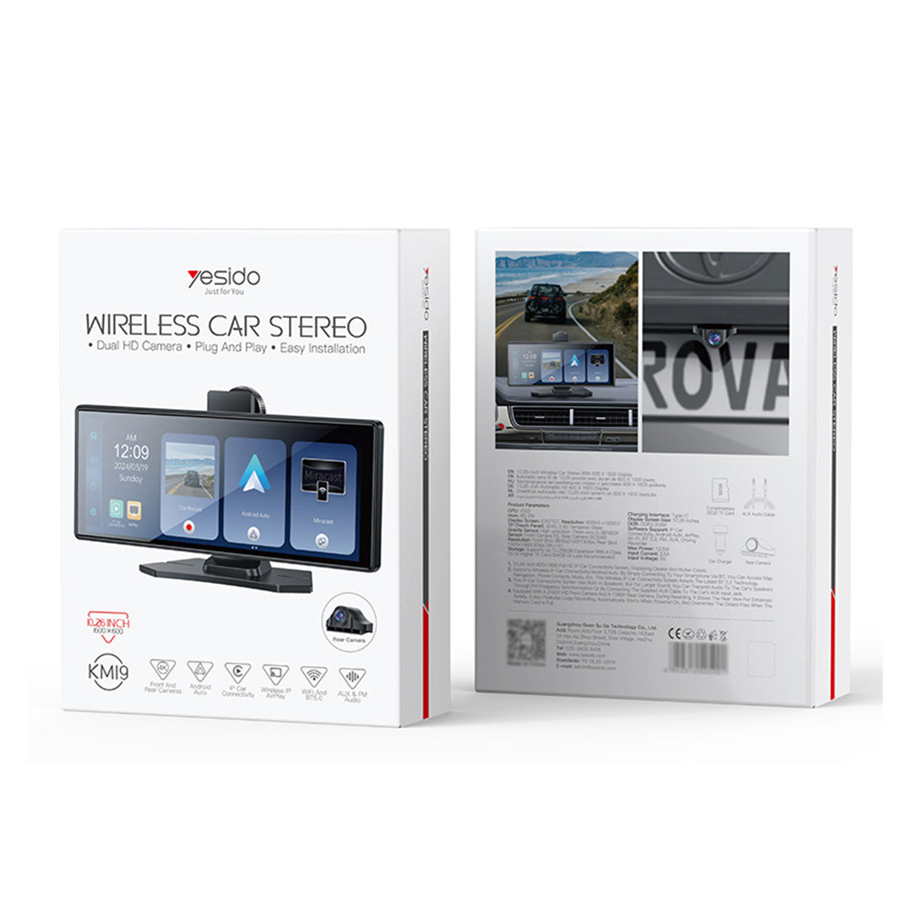 Yesido KM19 Car Navigation, Wi-Fi, 10.26 inch