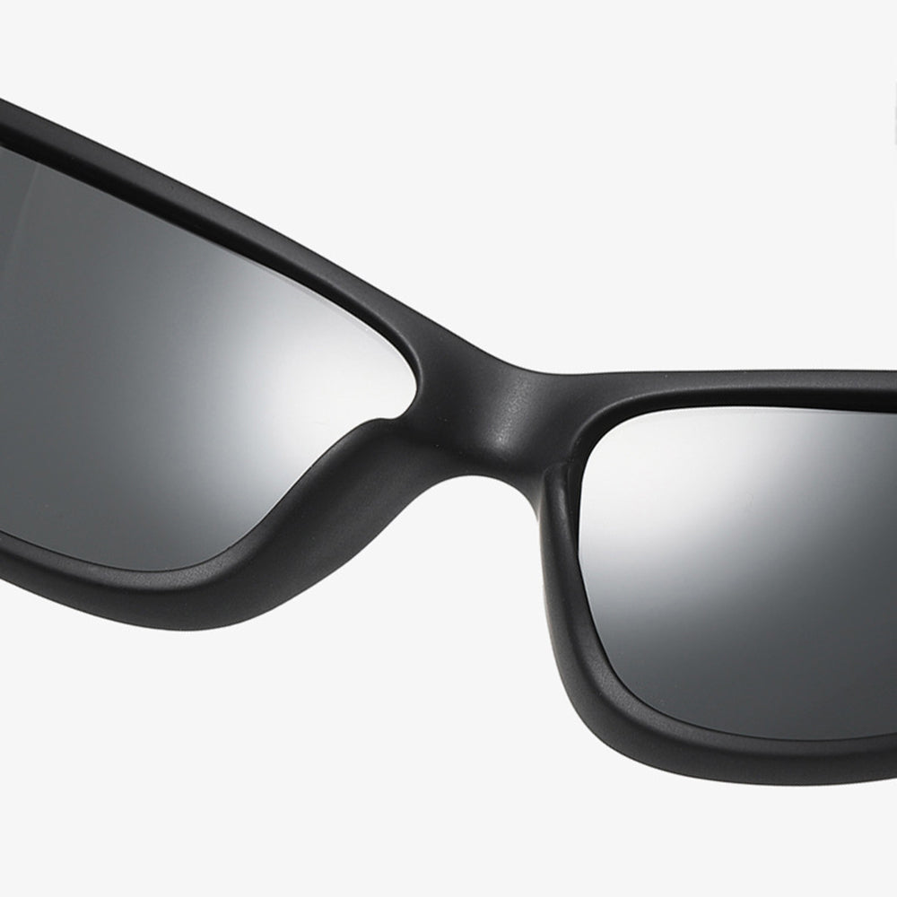 Unisex Cycling Glasses Techsuit 201910, Polarized, Black Red