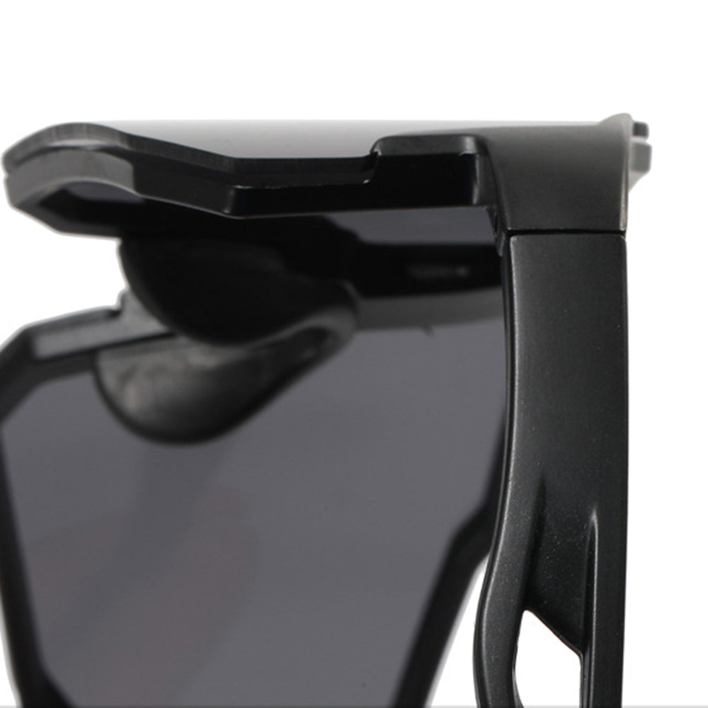 Unisex Techsuit 9337 Cycling Glasses, UV Protection, Black Silver