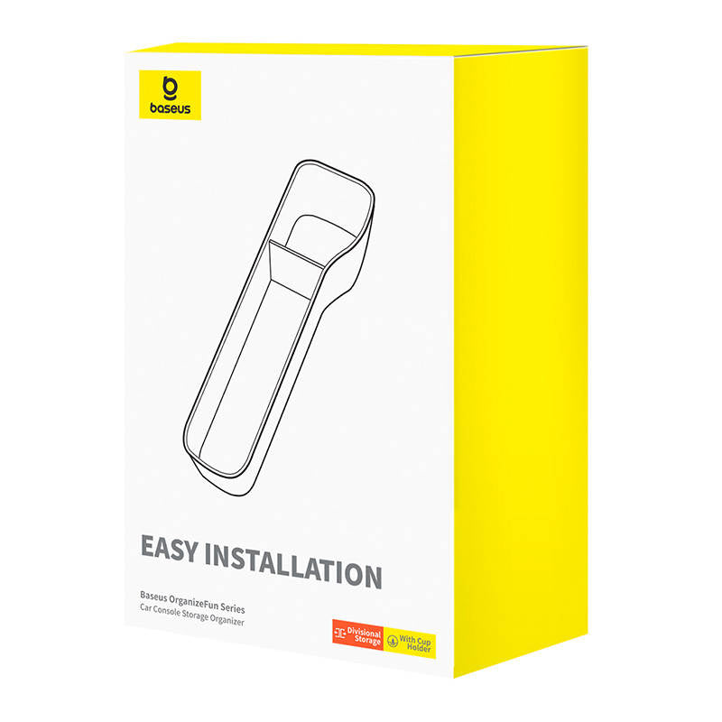 Baseus OrganizeFun Car Organizer for space between console and seat, Brown C20256502001-00