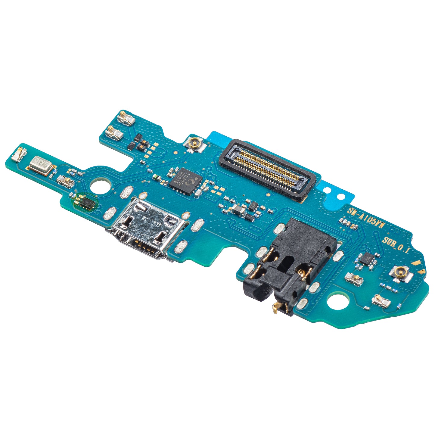 Charging Connector Board - Audio - Microphone Samsung Galaxy A10 A105, Service Pack GH96-12719A