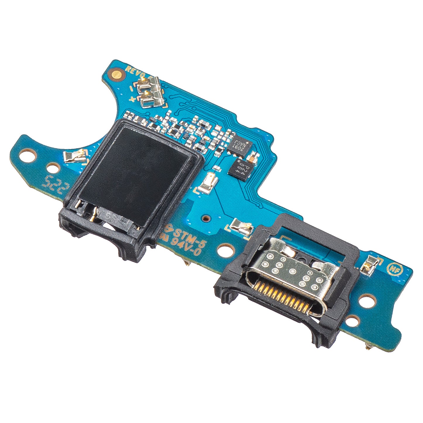 Charging Connector Board - Audio - Microphone Samsung Galaxy A03s A037, Service Pack GH81-21245A