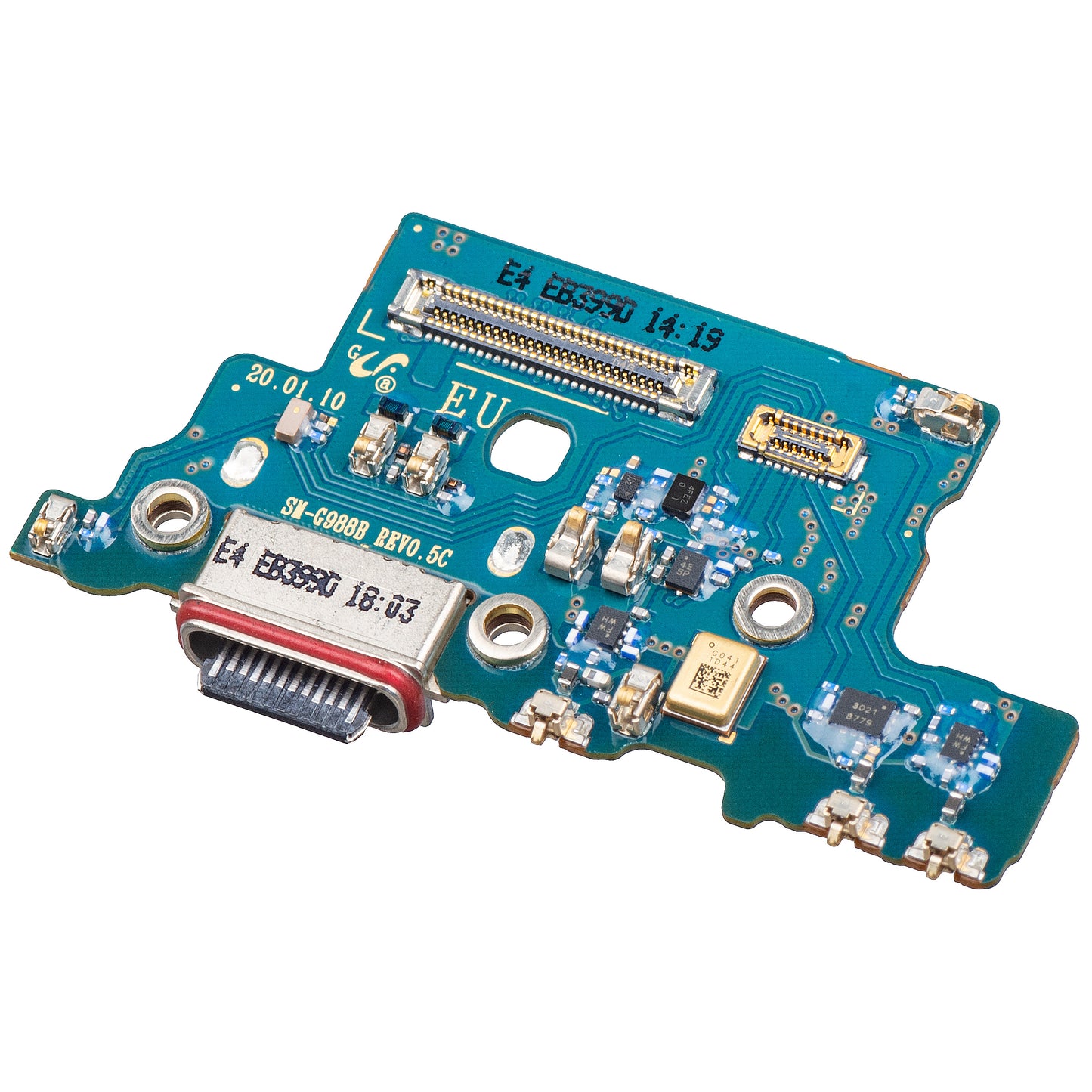 Charging Connector Board - Microphone Samsung Galaxy S20 Ultra G988, Service Pack GH96-13300A