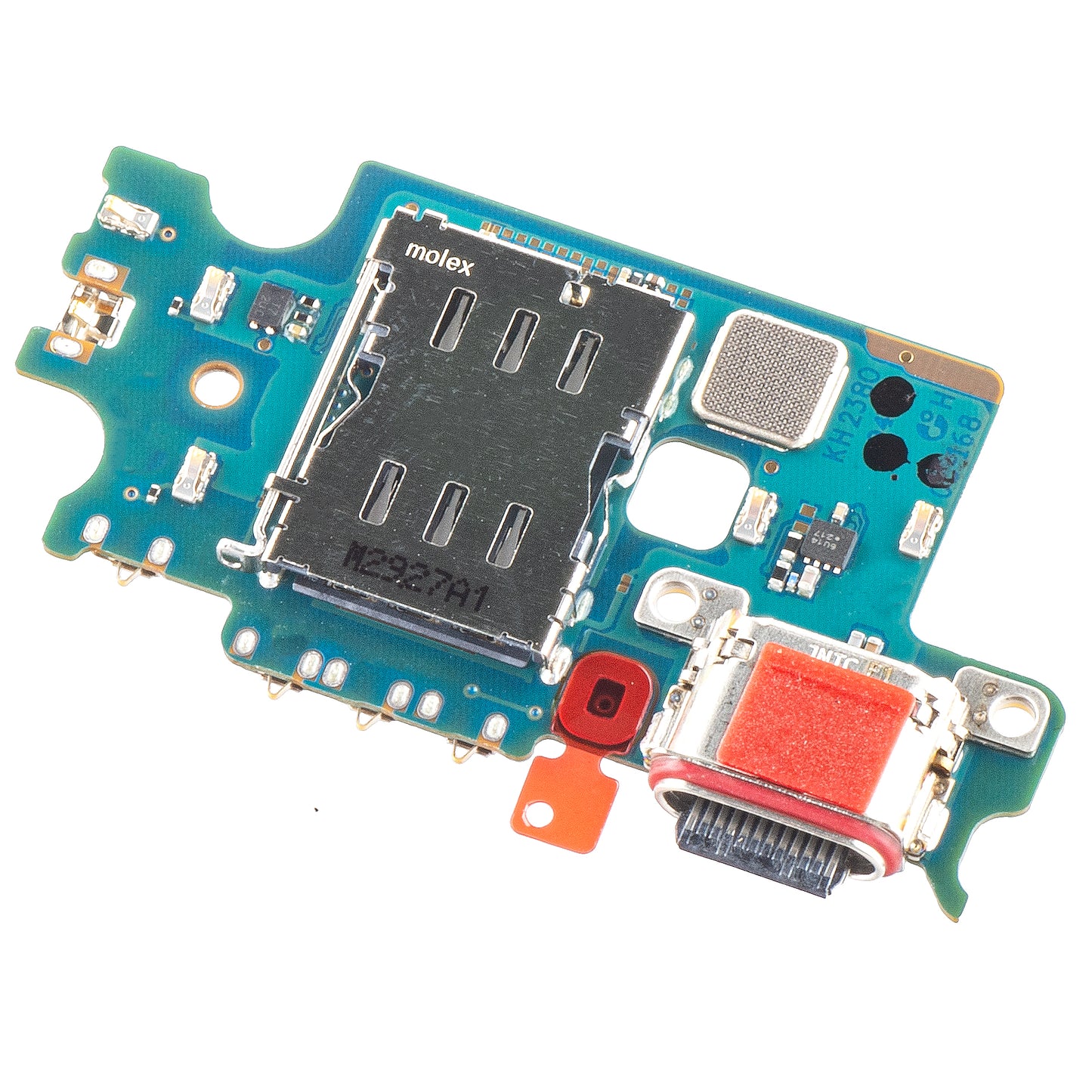 Charging Connector Board - Microphone - SIM Reader Module Samsung Galaxy S22+ 5G S906, Service Pack GH96-14805A