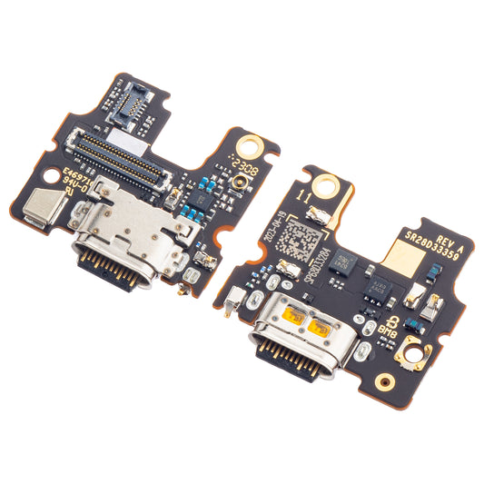 Charging Connector Board - Microphone Motorola Edge 30, Service Pack 5P68C20589