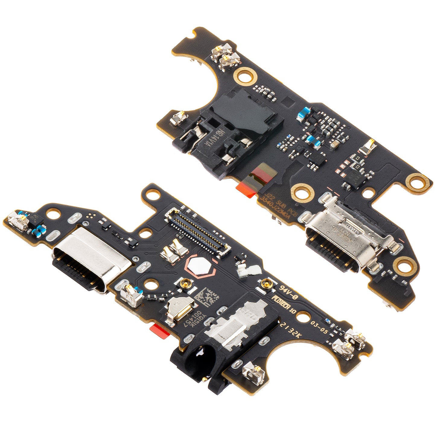 Charging Connector Board - Audio - Microphone Xiaomi Redmi Note 9T 5G, Service Pack 5600010J2200