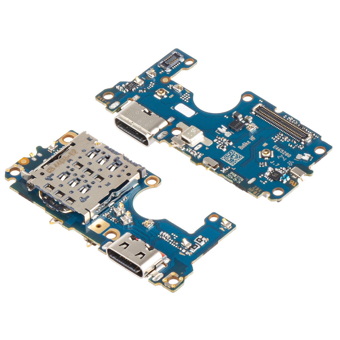 Charging Connector Board - Microphone - SIM Reader Module Motorola Moto G85, Service Pack 5P68C24865