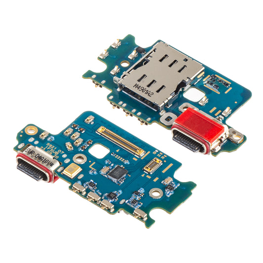 Charging Connector Board - Microphone - SIM Reader Module Samsung Galaxy S24 S921, Service Pack GH96-16507A