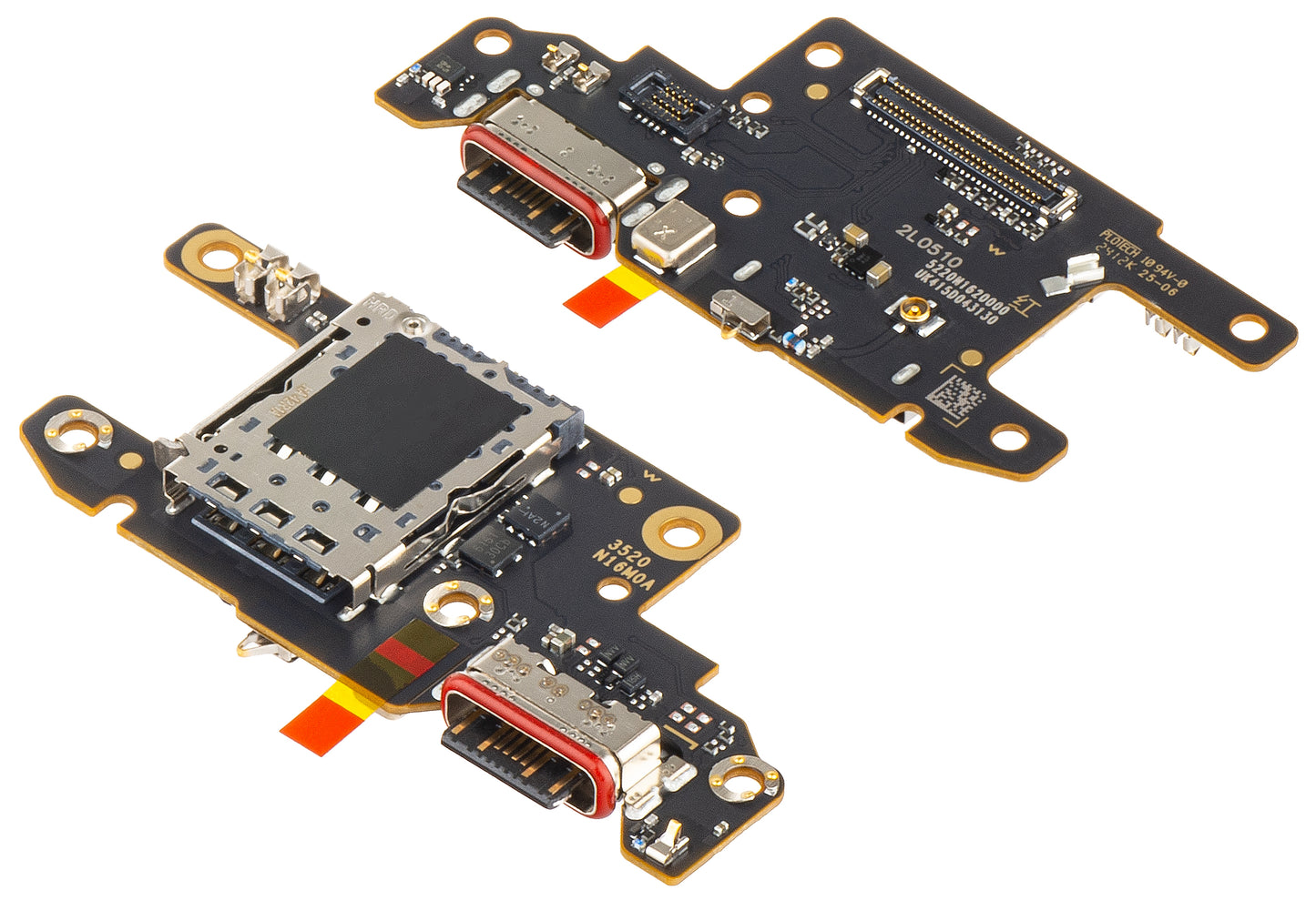 Charging Connector Board - Microphone - SIM Reader Module Xiaomi Redmi Note 13 Pro 5G, Service Pack 5600040N1600