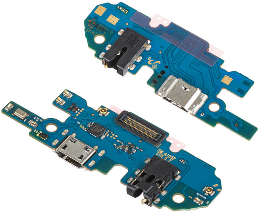 Charging Connector - Audio - Microphone Board for Samsung Galaxy A10 A105, Under 0.2, Service Pack GH96-12549A