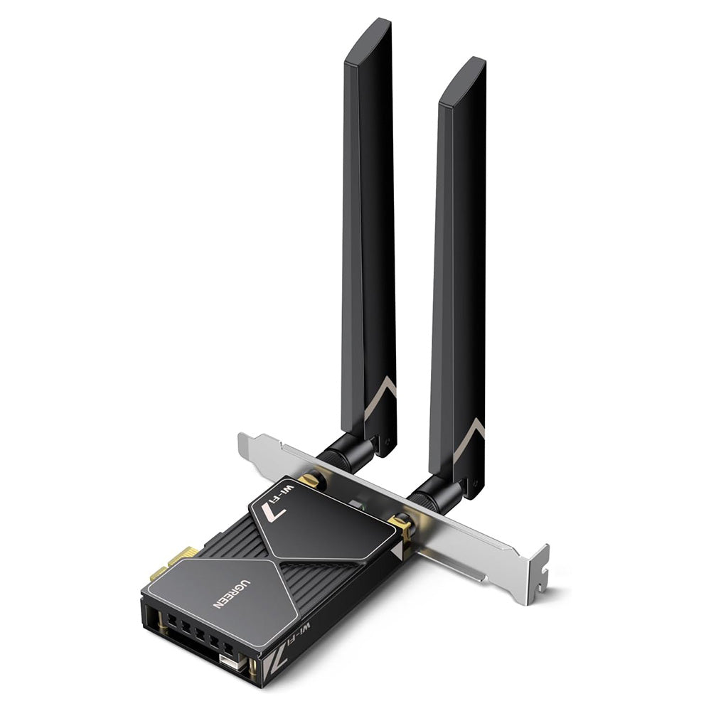 UGREEN BE6500 Network Card (55204), Wi-Fi 7 / Bluetooth 5.4, PCIe, Black