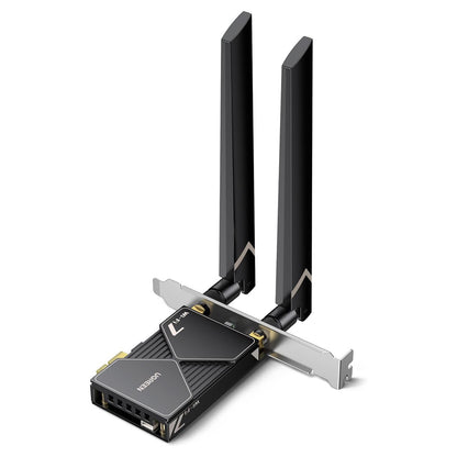 UGREEN BE6500 Network Card (55204), Wi-Fi 7 / Bluetooth 5.4, PCIe, Black