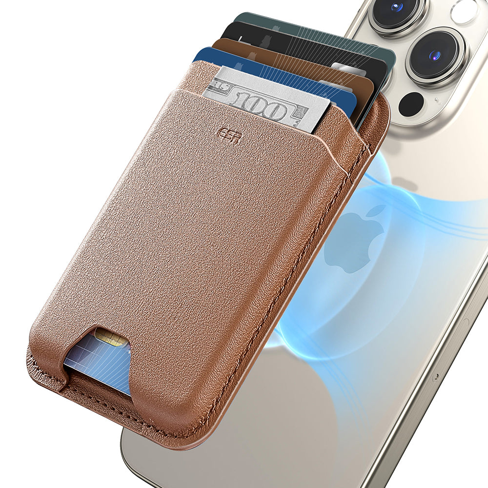 Magsafe Wallet, ESR, Boost, Brown