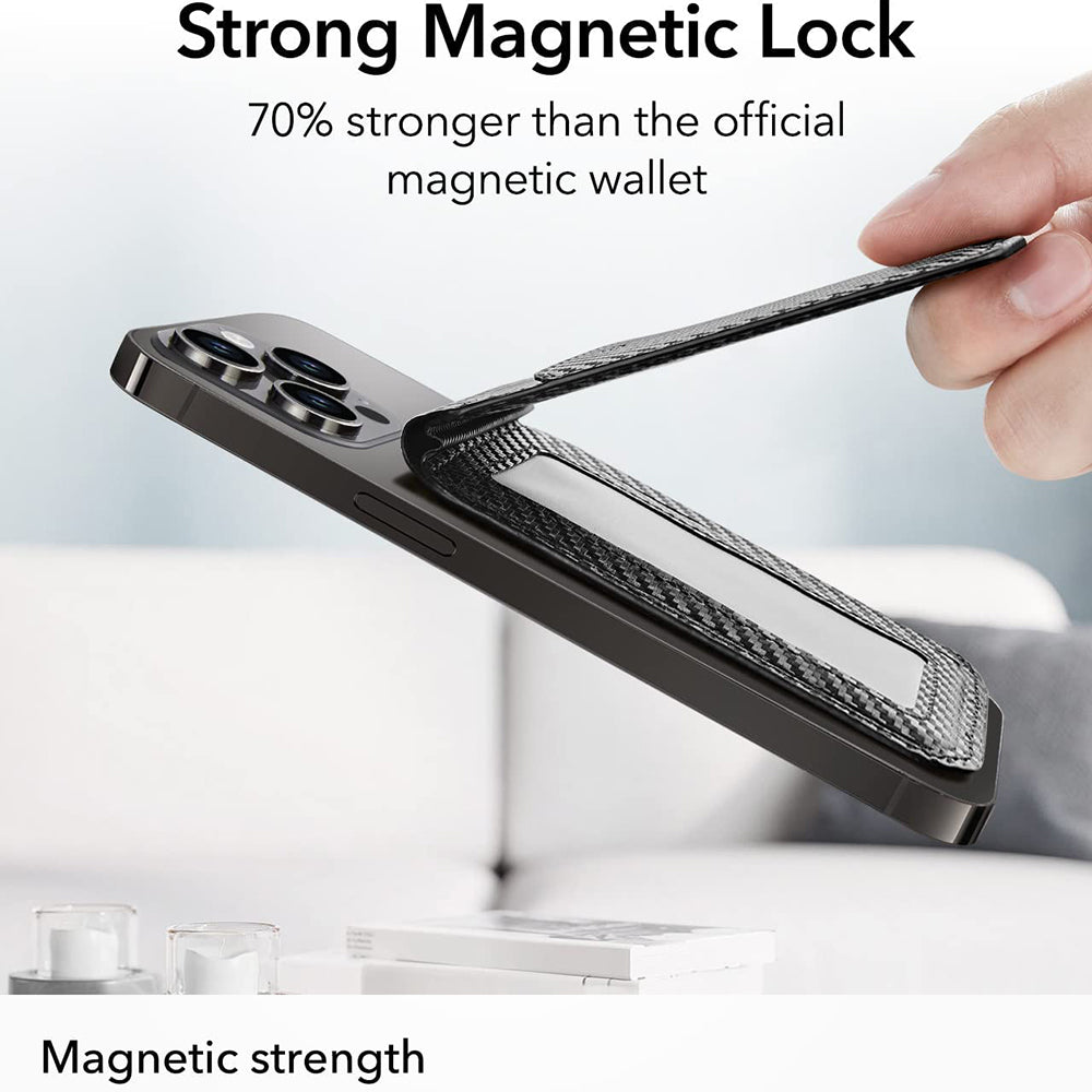 Magsafe Wallet, ESR, Carbon, Black