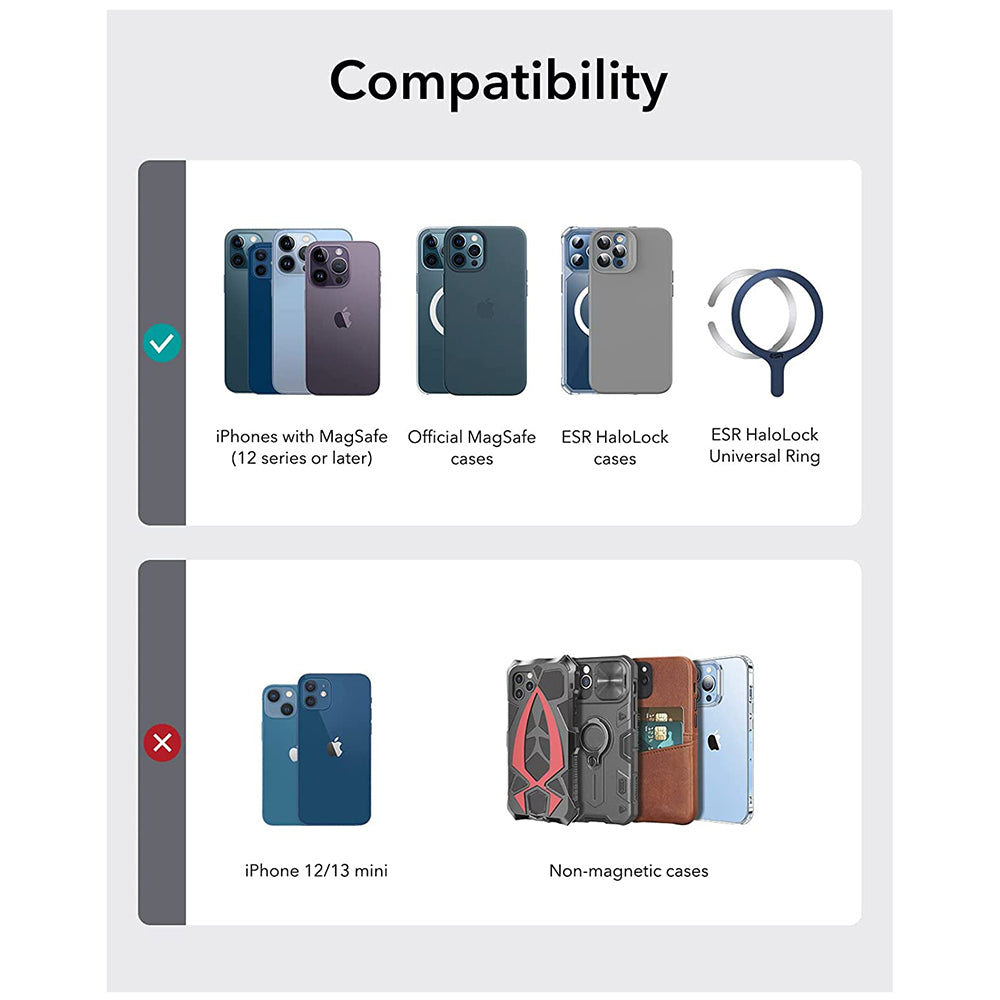 Magsafe Wallet, ESR, Carbon, Black