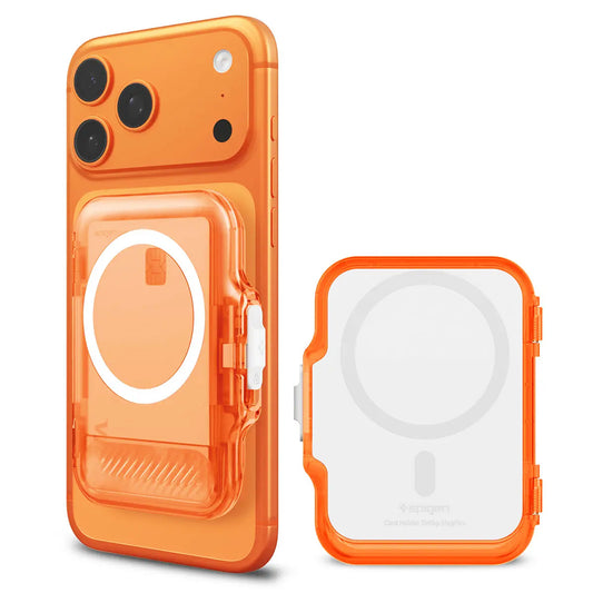 MagSafe Wallet, Spigen, TinTap MagFit+, Satin Orange AFA11381