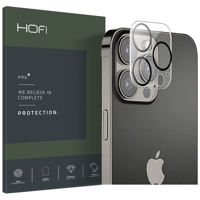 HOFI CAM PRO+ Rear Camera Screen Protector for Apple iPhone 13 Pro Max / 13 Pro, Tempered Glass HOFI152CL