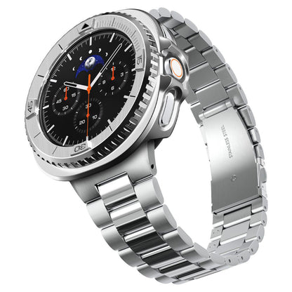 Spigen Tune Pro Pilot Protection Frame for Samsung Galaxy Watch8 Classic, Silver ACS10017