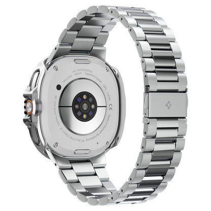 Spigen Tune Pro Pilot Protection Frame for Samsung Galaxy Watch8 Classic, Silver ACS10017