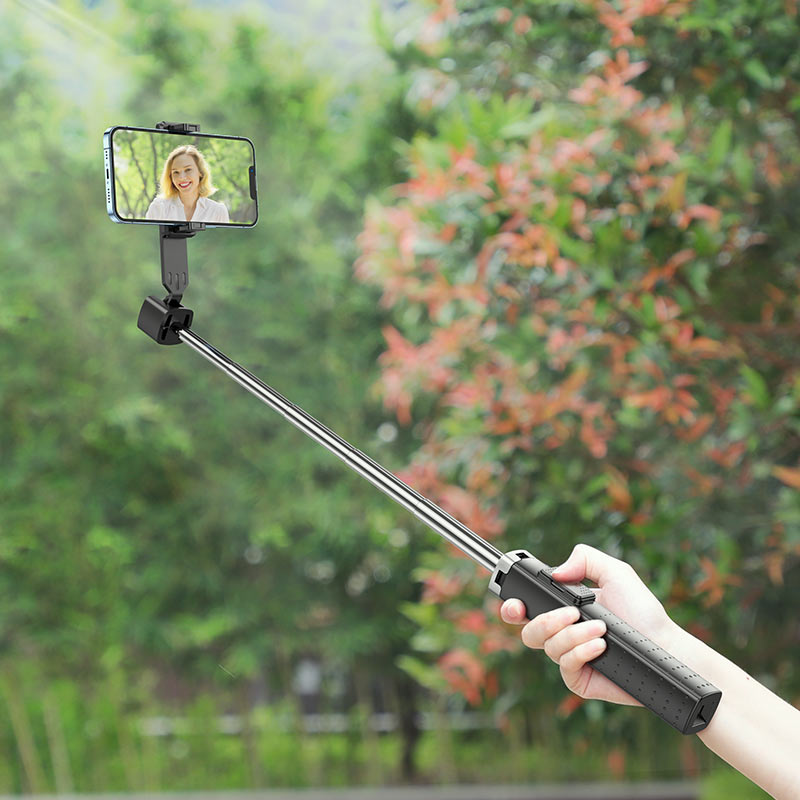 Selfie Stick Bluetooth HOCO K18, Universal, Black