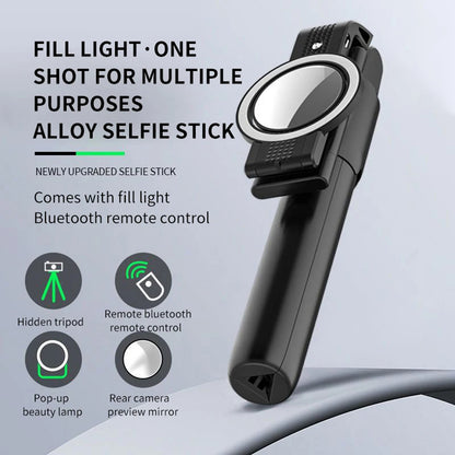 Selfie Stick Bluetooth Techsuit K13, Universal, Black