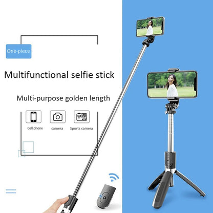 Selfie Stick Bluetooth Techsuit L02, Universal, Black