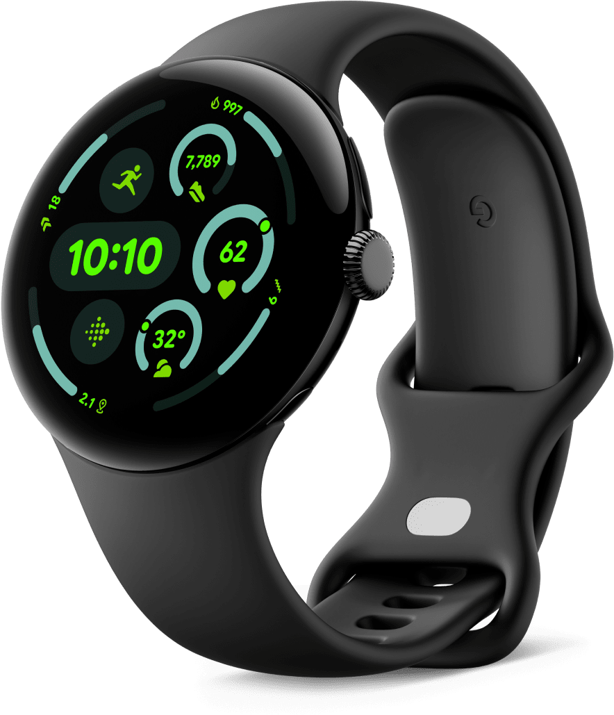 Smartwatch Google Pixel Watch 3, 45mm, Black GA05785-DE