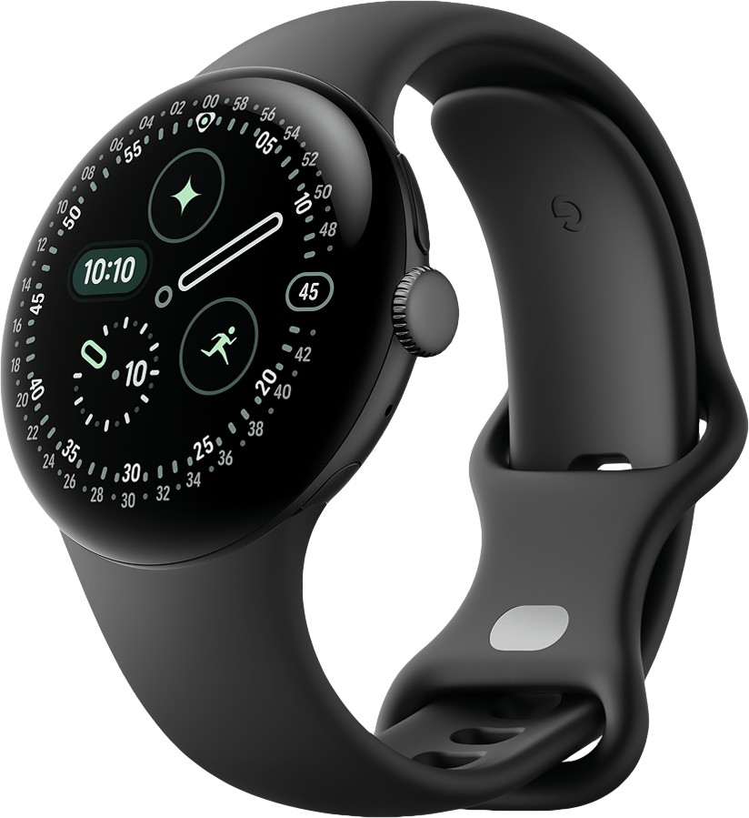 Google Pixel Watch 4 Smartwatch, 41mm, Black GA09958-EU